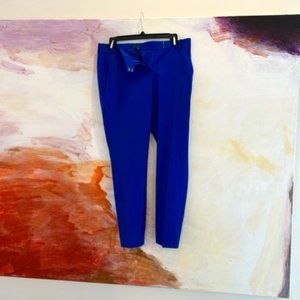 Royal Blue Theory Wool Pants